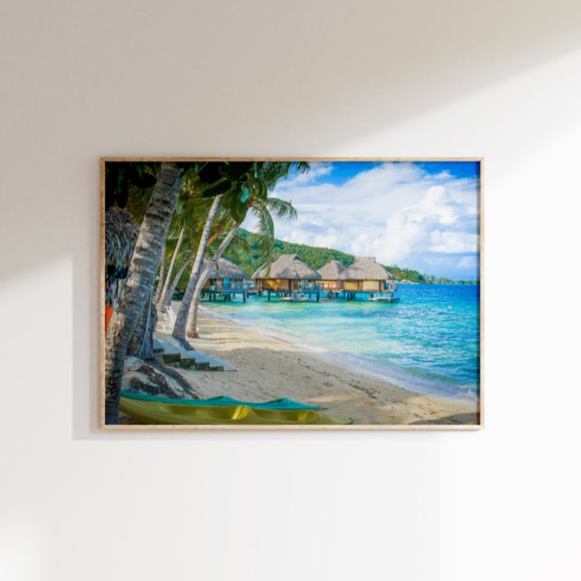 Poster Ilhas Bora Bora Turquoise Ocean Bora (Criador carregado)