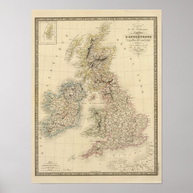 Poster Ilhas Britânicas 2 (Frente)