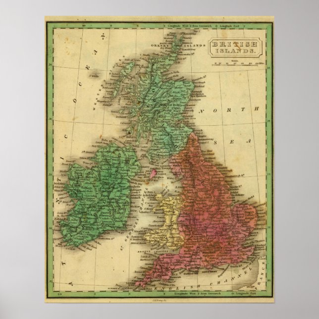 Pôster Ilhas Britânicas 4 (Frente)