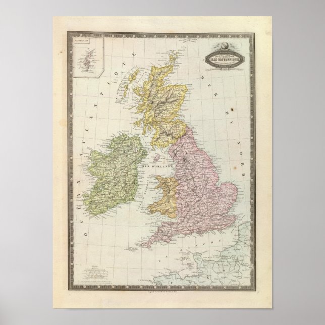 Poster Ilhas Britânicas 6 (Frente)