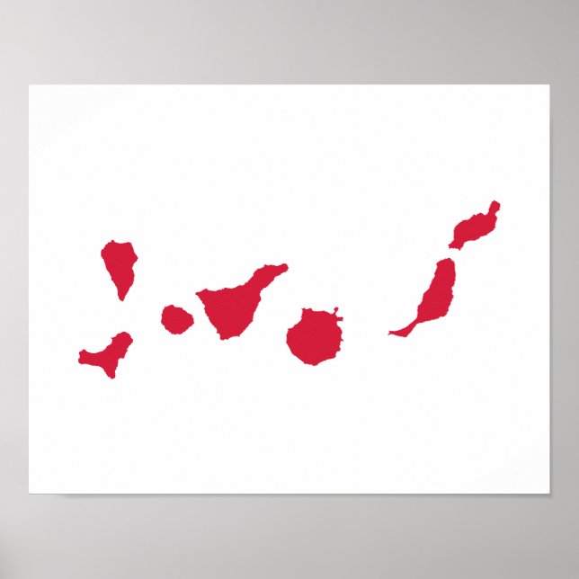 Pôster Ilhas Canárias (Frente)