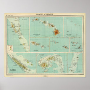 Pôster Ilhas de Oceania
