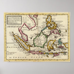 Pôster Ilhas de Prinicipal das Índias do leste