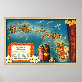 Pôster Ilhas do Havaí