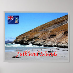 Poster Ilhas Falkland -