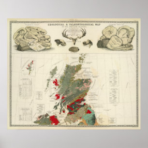 Pôster Ilhas Geological, palaeontological de Ingleses do