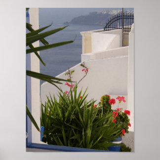 Poster Ilhas gregas Santorini