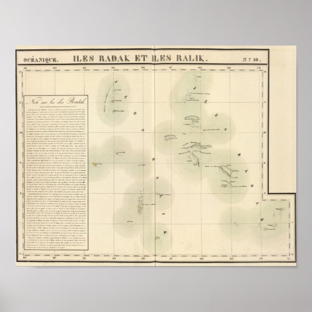 Pôster Ilhas Marshall Oceânia nº 10 (Frente)