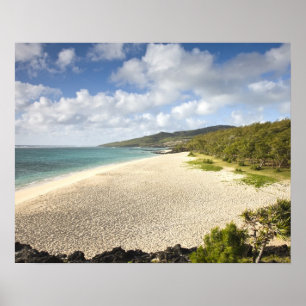 Pôster Ilhas Maurício, Rodrigues, Ruas. Francois, Ruas.