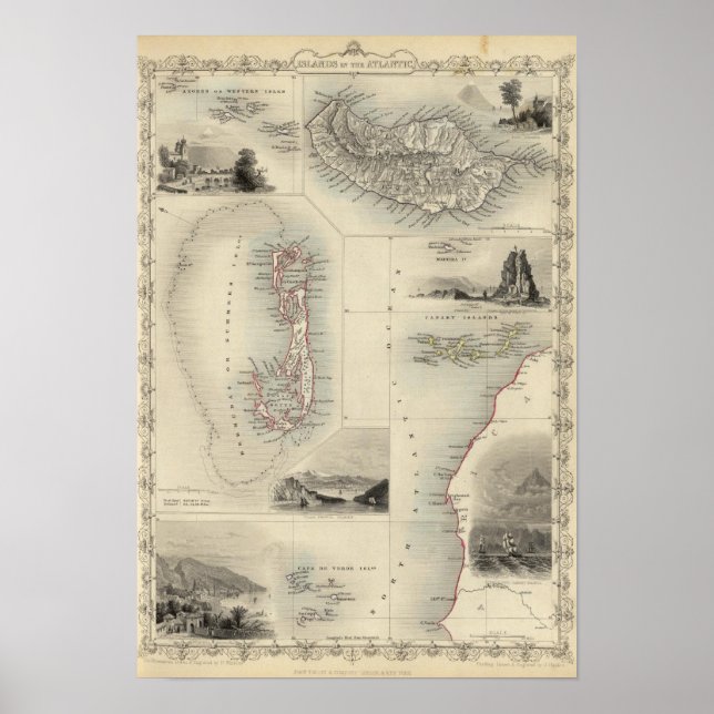 Pôster Ilhas No Atlântico (Frente)