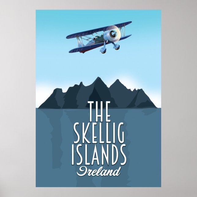 Poster Ilhas Skellig (Frente)