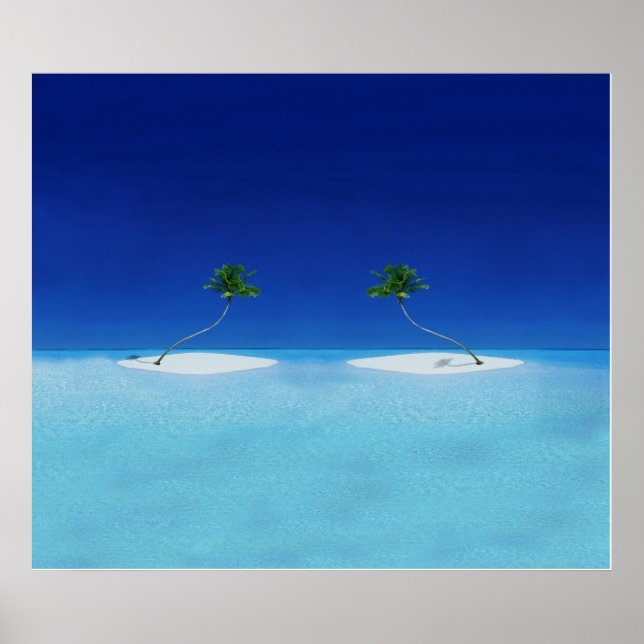 Poster Ilhas Tropicais (Frente)