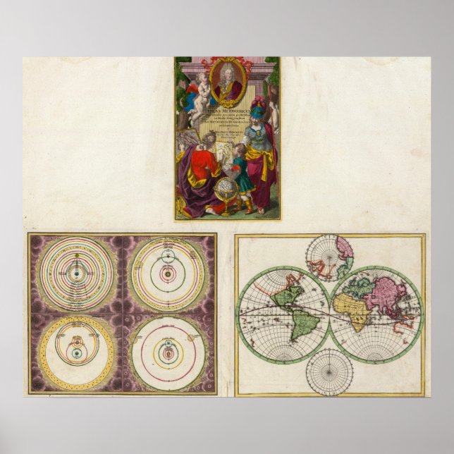 Poster Illus Title Page Solar system, Charte vom Globo (Frente)