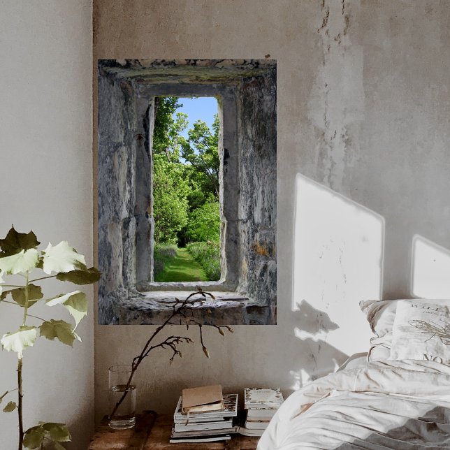 Poster Illusão da Janela do Castelo Cria Efeito de Vista (Criador carregado)