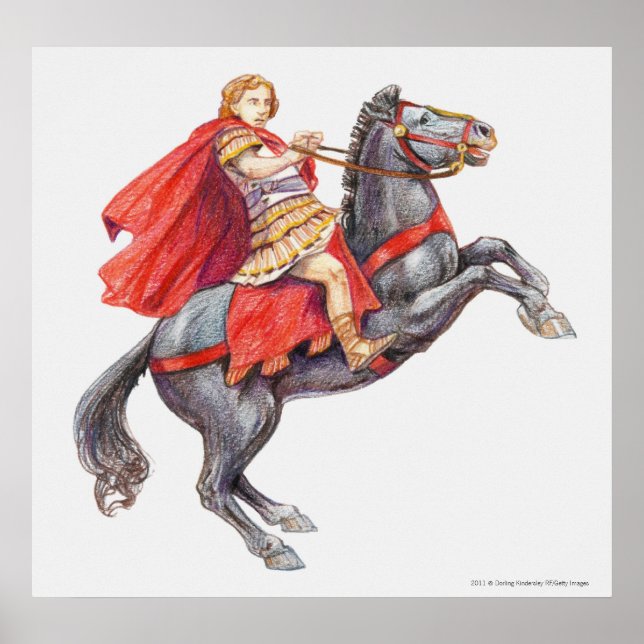 Poster Illustration of Alexander the Great (Frente)