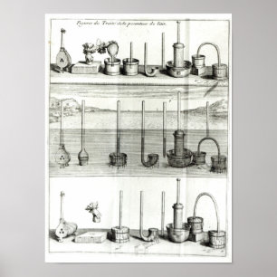 Pôster Illustrationfrom 'Traite de la Pesanteur de
