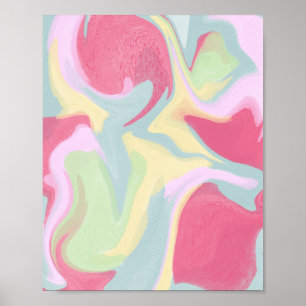 Poster Ilumine seu espaço com esta arte abstrata divertid