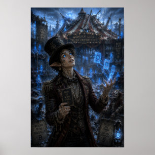 Poster Ilusão / Artista de Circo / Grande Tenda de Circo