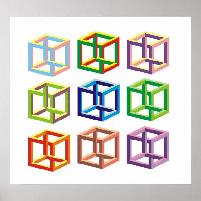 Poster ilusão óptica (Frente)