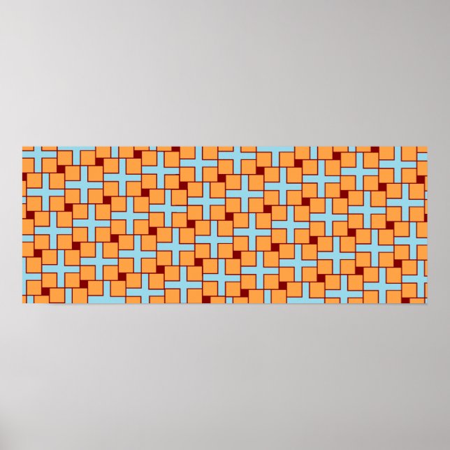 Poster Ilusão Óptica Atravessa Pontos Phantasm Delusão (Frente)