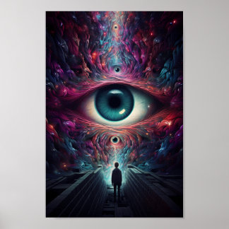 Poster Ilusão Óptica do Astral Gaze