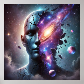 Poster Ilusões Destruídas - O Universo Dentro