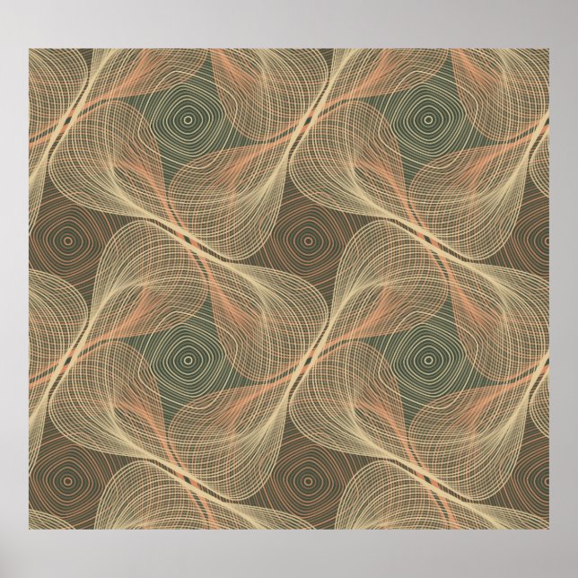 Poster Ilusões Óticas: Intriga Geométrica (Frente)