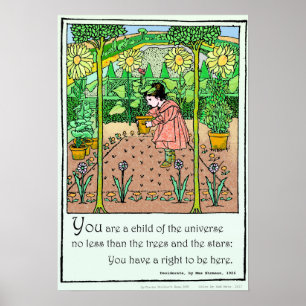 Poster Ilustração 1895 do ~ dos Desiderata