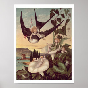 Pôster Ilustração a "Thumbkinetta", de Hans Christian