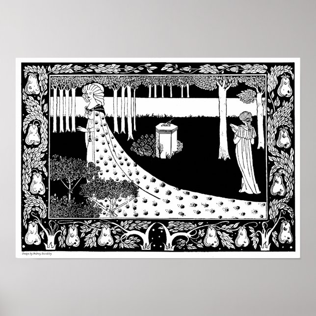 Pôster Ilustração Aubrey Beardsley (Frente)