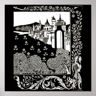 Pôster Ilustração-Aubrey Beardsley 19 do Poster-Vintage