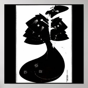 Pôster Ilustração-Aubrey Beardsley 42 do Poster-Vintage