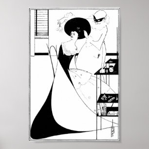 Pôster Ilustração Aubrey Beardsley Salome