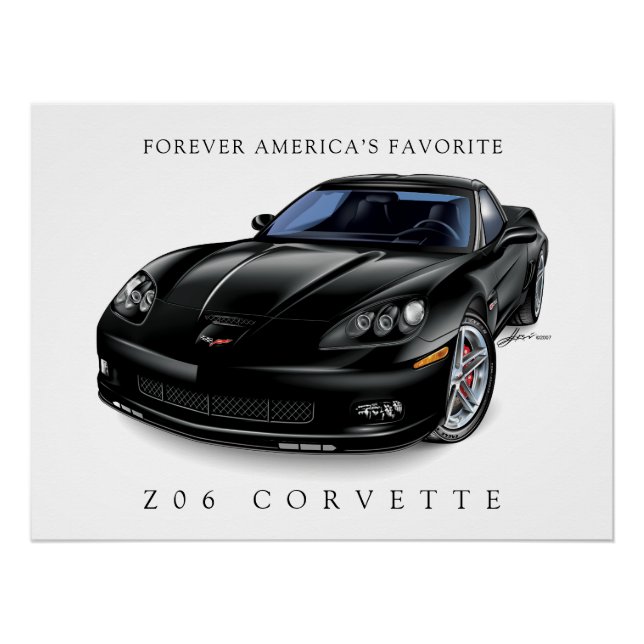 PÔSTER ILUSTRAÇÃO AUTOMÓVEL ZEE-O SEIS (Frente)