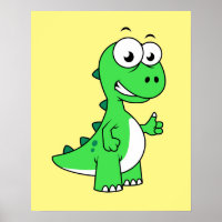 Ilustração Bela De Tyrannosaurus Rex. 2