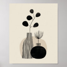 Ilustração Botânica Abstrata