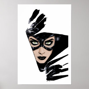 Poster Ilustração da Capa Catwoman: As Garras Estão Fora