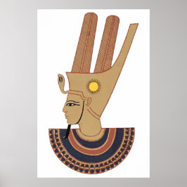 Poster Ilustração da Deusa Egípcia Antica do Hathor