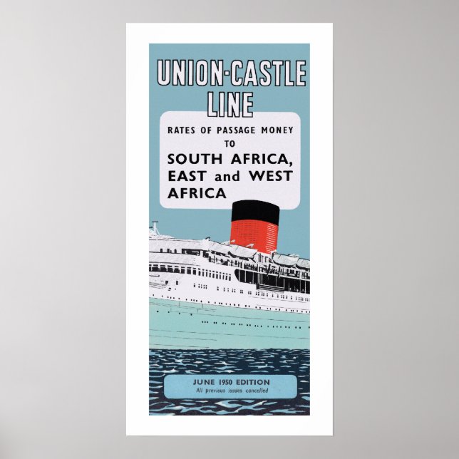 Poster Ilustração da Linha do Castelo da União (Frente)