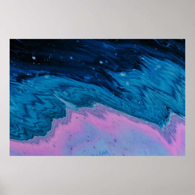 Poster Ilustração da massa de água (Frente)