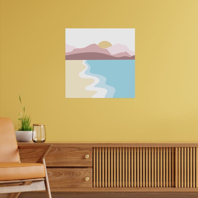 Poster Ilustração da Natureza (Sala de Estar 2)