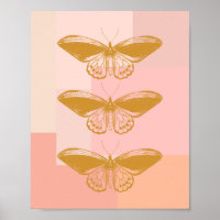 Ilustração da Natureza da Borboleta a rosa e Doura