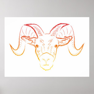 Poster ilustração da ram