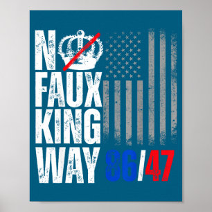 Poster Ilustração da Rua do Rei Não Falso 86