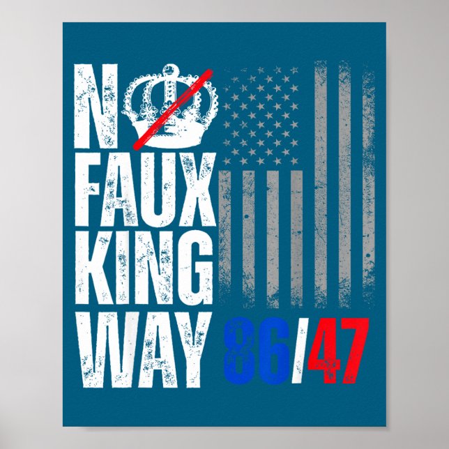 Poster Ilustração da Rua do Rei Não Falso 86 (Frente)