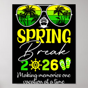 Poster Ilustração da Viagem de Cruzeiro de Primavera 2026