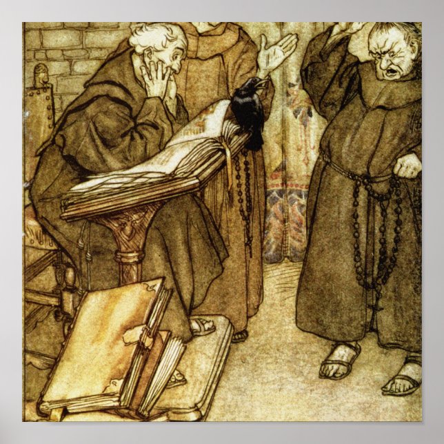 Poster Ilustração de "A Jackdaw de Rejeitos" (Frente)