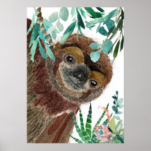 Poster Ilustração de Aquarela da Lama
