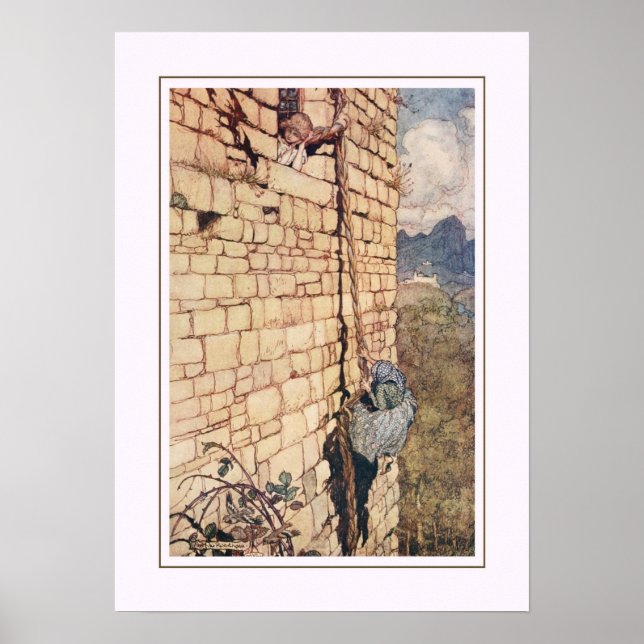 Pôster Ilustração de Arthur Rackham (Frente)