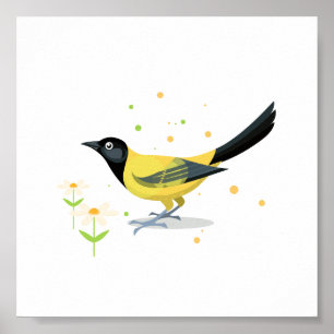 Poster Ilustração de aves